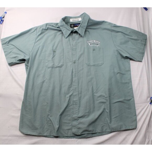 Busted Wrench Garage UniWeave 4XL Short Sleeve Work Shirt - Picture 1 of 8